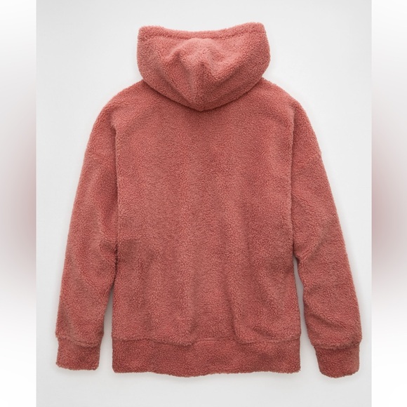[American Eagle] NWT HARD TO FIND Sherpa Fleece Hoodie - Picture 4 of 7